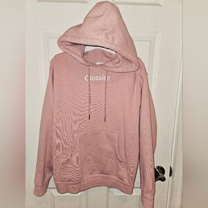 Used Pink Glossier pink hoodie